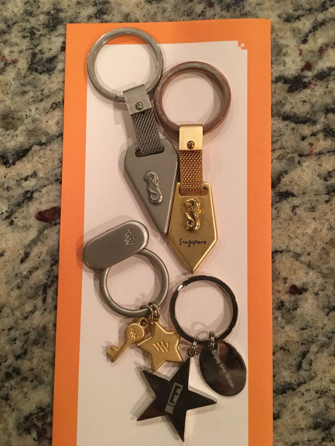 Asian Charms,momentos,key Chain Charms,singapore,merlion,mermaid Decore