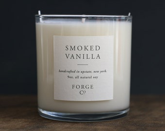 Smoked Vanilla Soy Wax Candle