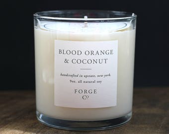 Blood Orange & Coconut Soy Wax Candle