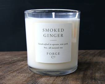 Smoked Ginger Soy Wax Candle