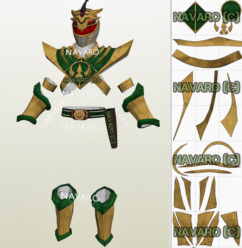 Power Ranger Costume Power Ranger Cosplay Template Lord Drakkon Shield Eva Foam Template Lord Drakkon Cosplay Lord Drakkon Armor
