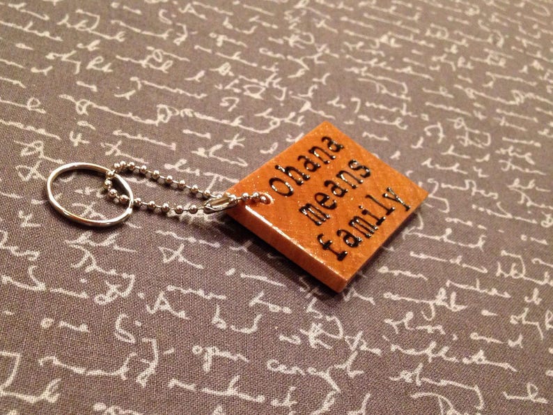 Disney Quotes Keychain Wood Keychain Disney Keychain Gift | Etsy