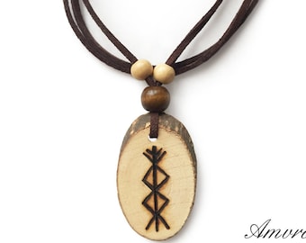 Viking-ketting - Viking-sieraden - Noorse hanger - Noorse sieraden - beschermingsketting - Futhark-runen - geluk en welvaart - amulet - Odin