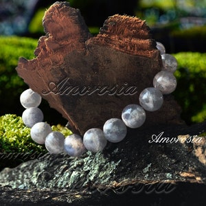 Labradorite bracelet - Labradorite beads bracelet - Crystal Bracelet - Natural labradorite - Natural stone - Beaded bracelet - Labradorite