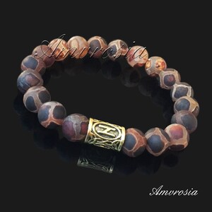 Viking Bracelet Protection Bracelet With Futhark Runes - Etsy