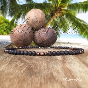 Surfer Halskette - Herren Perlen Halskette - Naturstein Halskette - Halsketten für Frauen - Surfer Style Halskette - Kragen Choker - Native - Boho