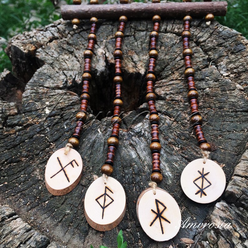 Bind Rune Home Protection Amulet Bind Rune Home Decor Bind - Etsy