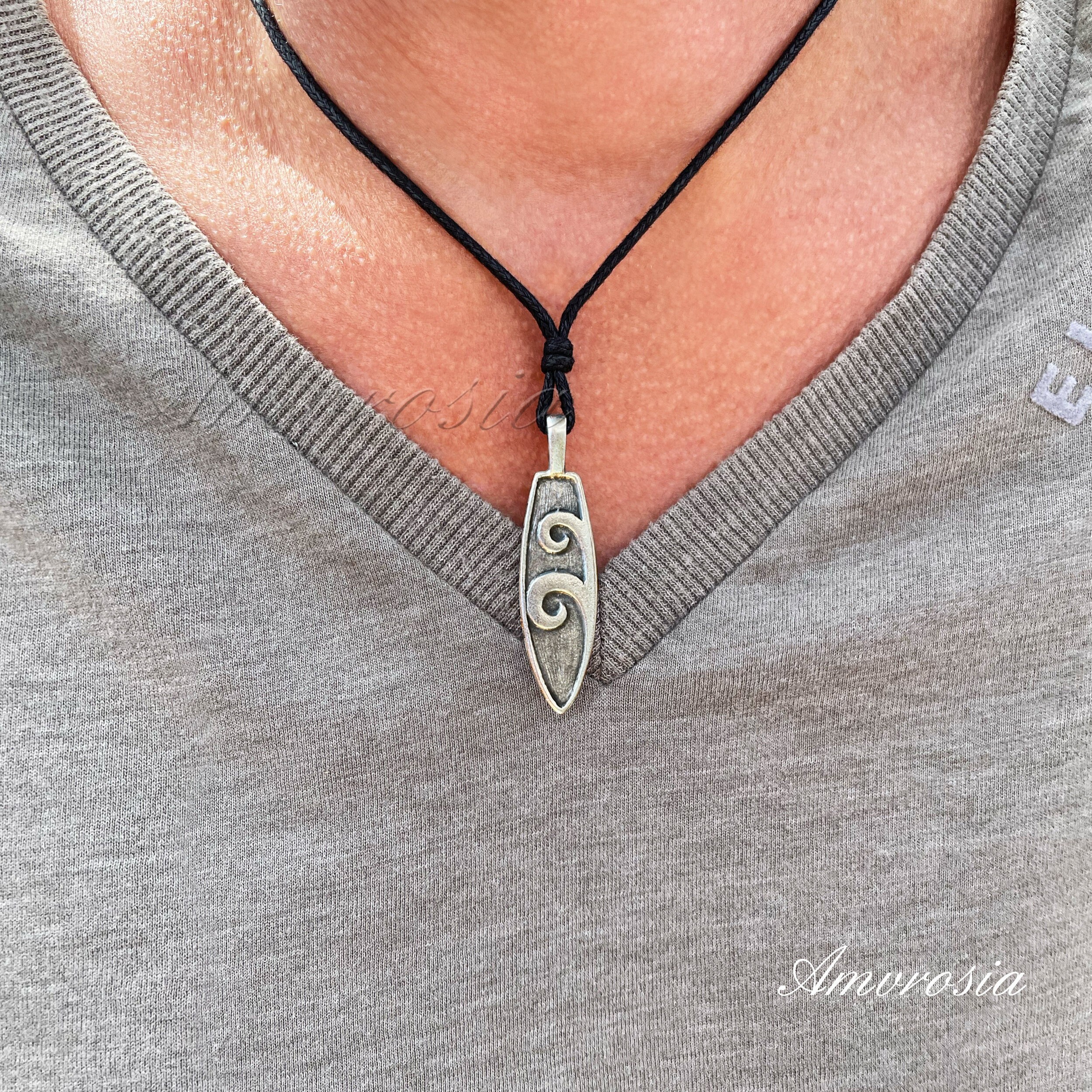 Handcrafted Surfboard Pendant Necklace, A Perfect Gift for