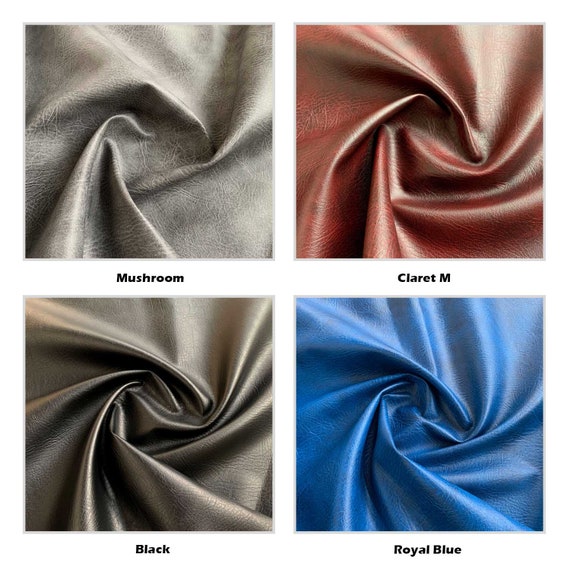 Upholstery Leatherette - Textured Faux Leather Material Cloth - PVC Expanded Vinyl Upholstery Chairs Water-Resistant Fire retardant