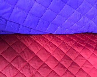 QUILTED FABRIC Lining 2 cols Jackets Material Dress Clothing Upholstery Pets