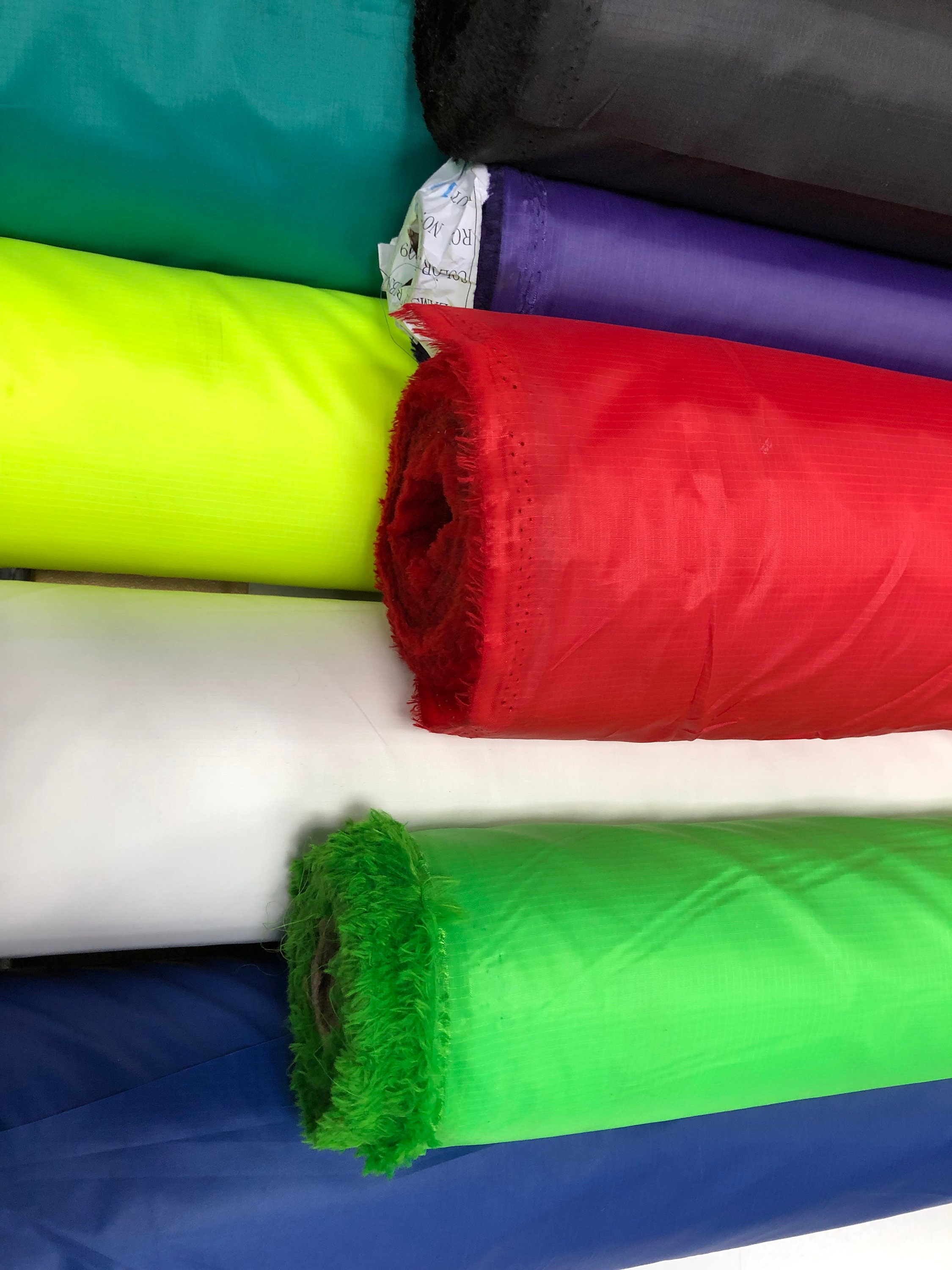 RIPSTOP FABRIC WATERPROOF Lightweight Tear Resistant 7 Colours Etsy