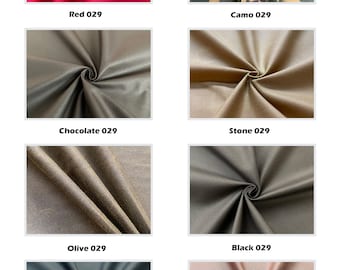 100% Cotton Canvas Waxed Fabric - Waterproof Material Made in UK Breathable - Antique Soft finish Outdoors Embroidery - Tents Upholstery