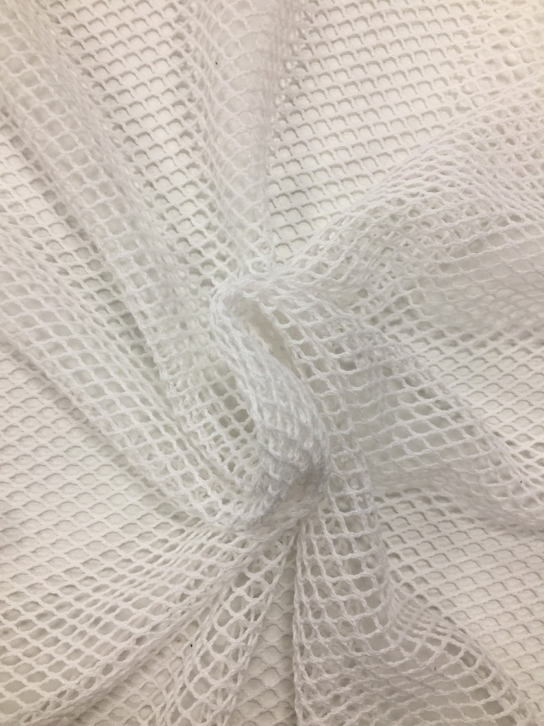 Fish Net Fabric Airtex Stretch Dress Plain Material Natural Lace Bridal ...