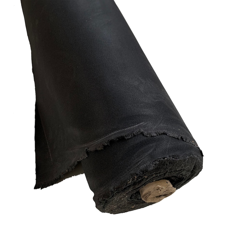 17.5OZ Black Waxed Cotton Canvas Fabric Heavy UK Made Etsy UK