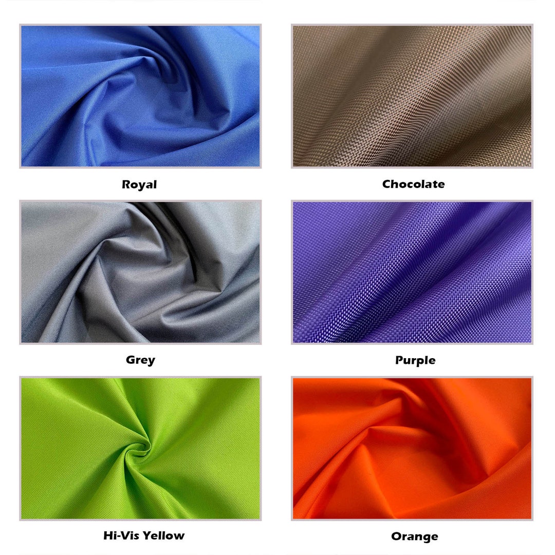 7oz 500 Denier Waterproof Fabric - UV Stabilised Fire Retardant