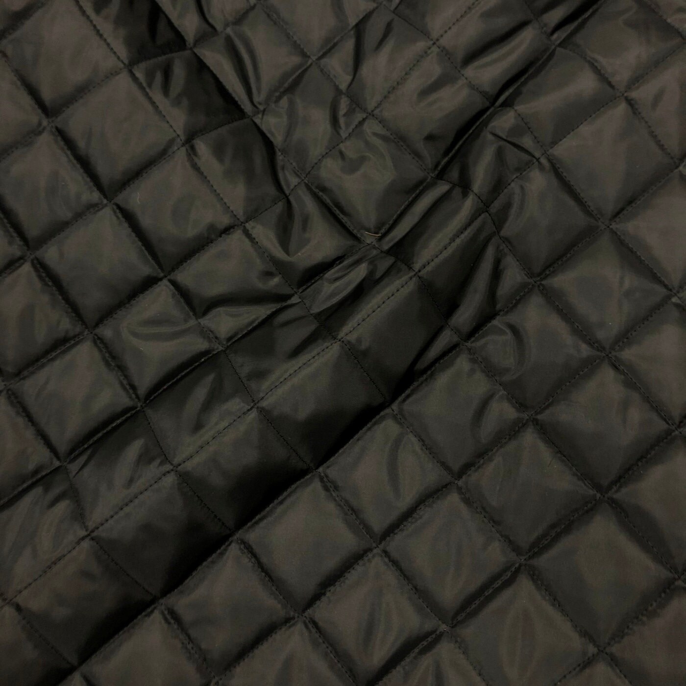 Double Sided Quilted Fabric Black 2oz Waterproof Soft Jackets Etsy