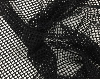 Fish Net Fabric Airtex Stretch Dress Plain Material Natural Lace Bridal