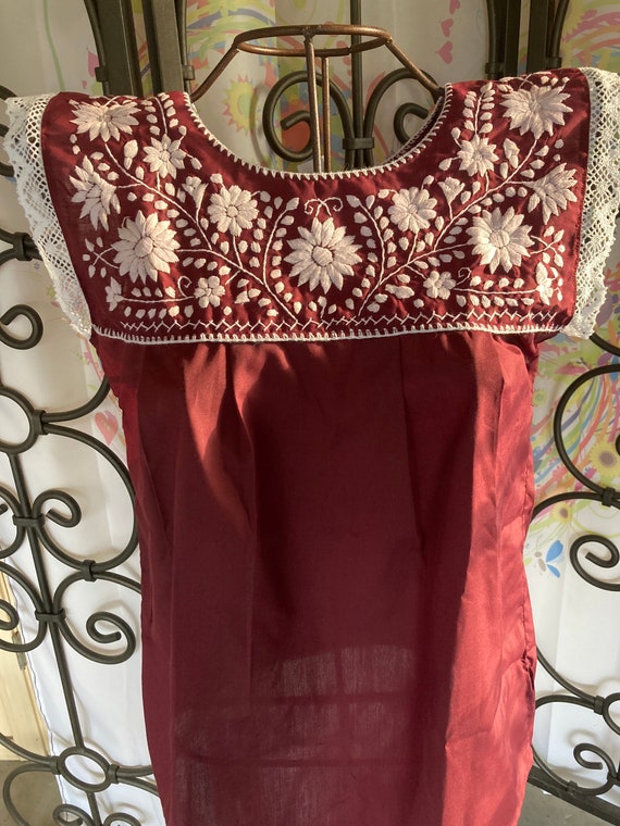 Aggie top embroidered dress