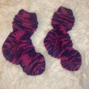 Toddler socks, hand-knitted socks, children&#39;s socks, stockings, toddler, size 26/27, warm baby feet, warm feet, article number 25 108