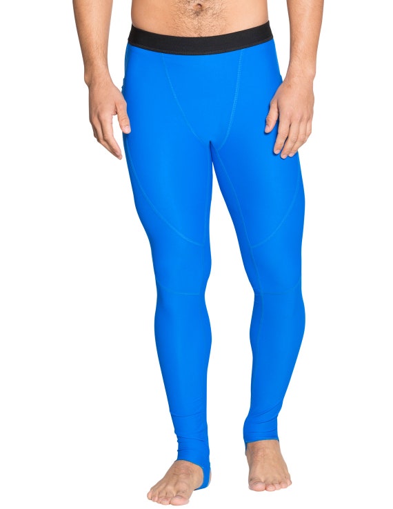 Mens Swim Legging Snorkel Stirrup Swim Tights UPF 50 Sun Protection Reef Safe Made in USA Black Etsy