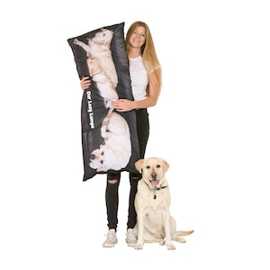 Body Pillow Cover |  Custom Extra Large Pillow | Personalized Pillow | Custom Pet and Dog Owner Gift | Your Custom Photo and Text