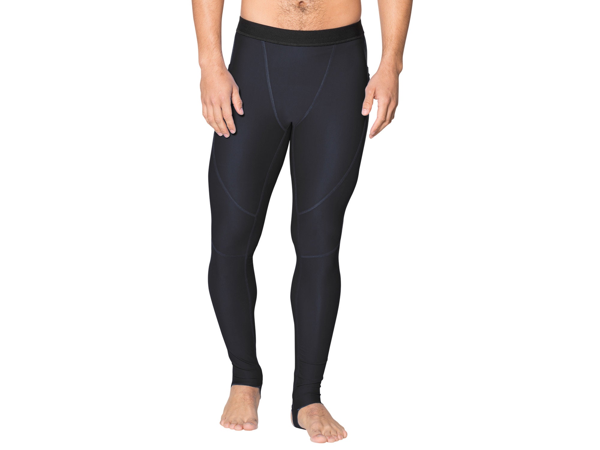 Mens Swim Legging Snorkel Stirrup Swim Tights UPF 50 Sun Etsy