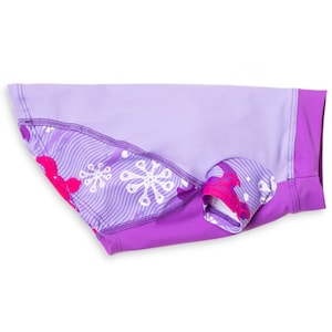 Purple Wave Dog Rash Guard | UPF 50+ Sun Protection
