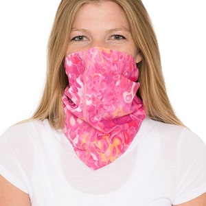 Neck Gaiter Bandana, Balaclava, Headband, Face Mask UPF 50 Sun Protection Made in USA Washable, Reusable image 2