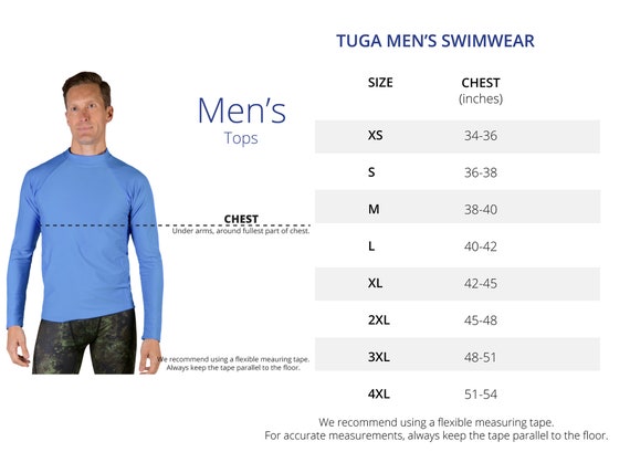Men's Long Sleeve Rash Guard Swim Shirts UPF 50+ Sun Protection