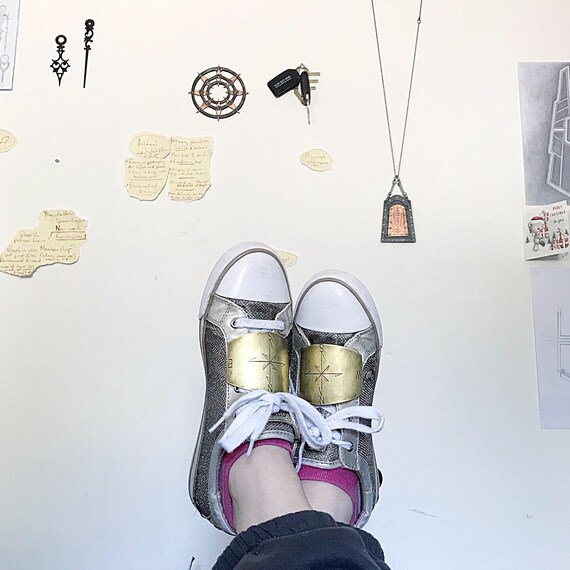 brass boot dress shoes