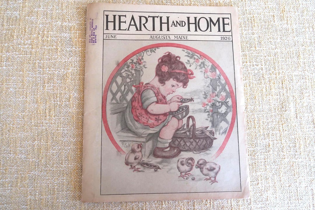 Vintage June 1926 Hearth and Home Literature Magazine Etsy