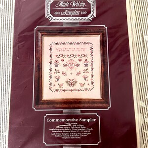 NIP Counted Cross Stitch Kit Adele Welsby Commemorative Sampler