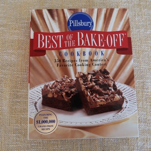 Vintage 1st Ed. 1996 Pillsbury Best of the Bake-Off Illustrated Cookbook