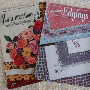 2 Vintage Coats & Clarks Edgings Books Pamphlets Booklets