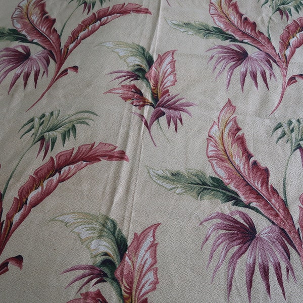 Barkcloth Fabric by the Yard Etsy