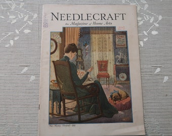March 1930 Needlecraft Magazine Women's Interests Needlecrafts