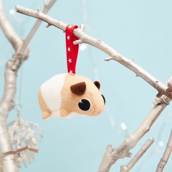 Guinea pig hanging ornament, small gift idea