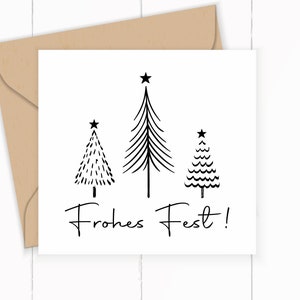 TIMBRO di Natale "Buone vacanze" come timbro autoinchiostrante o in legno con tampone di inchiostro per i vostri regali di Natale, dell'Avvento, lettere e cartoline