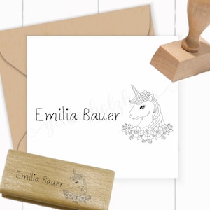 TIMBRO con il nome desiderato per i-Männchen, alunni della prima elementare, alunni per l'iscrizione a scuola ca. 59 x 22 mm come timbro autoinchiostrante / in legno / blocco
