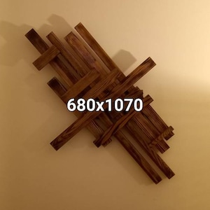 Decorative mixed timber wallart, wooden wall covering, mosaic, 3d wood art, wooden sculpture, modern art, wood home decor
