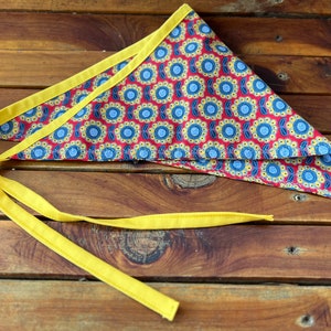 Retro Printed Triangle Headscarf, Christian Head Covering