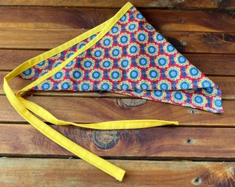 Retro Printed Triangle Headscarf, Christian Head Covering