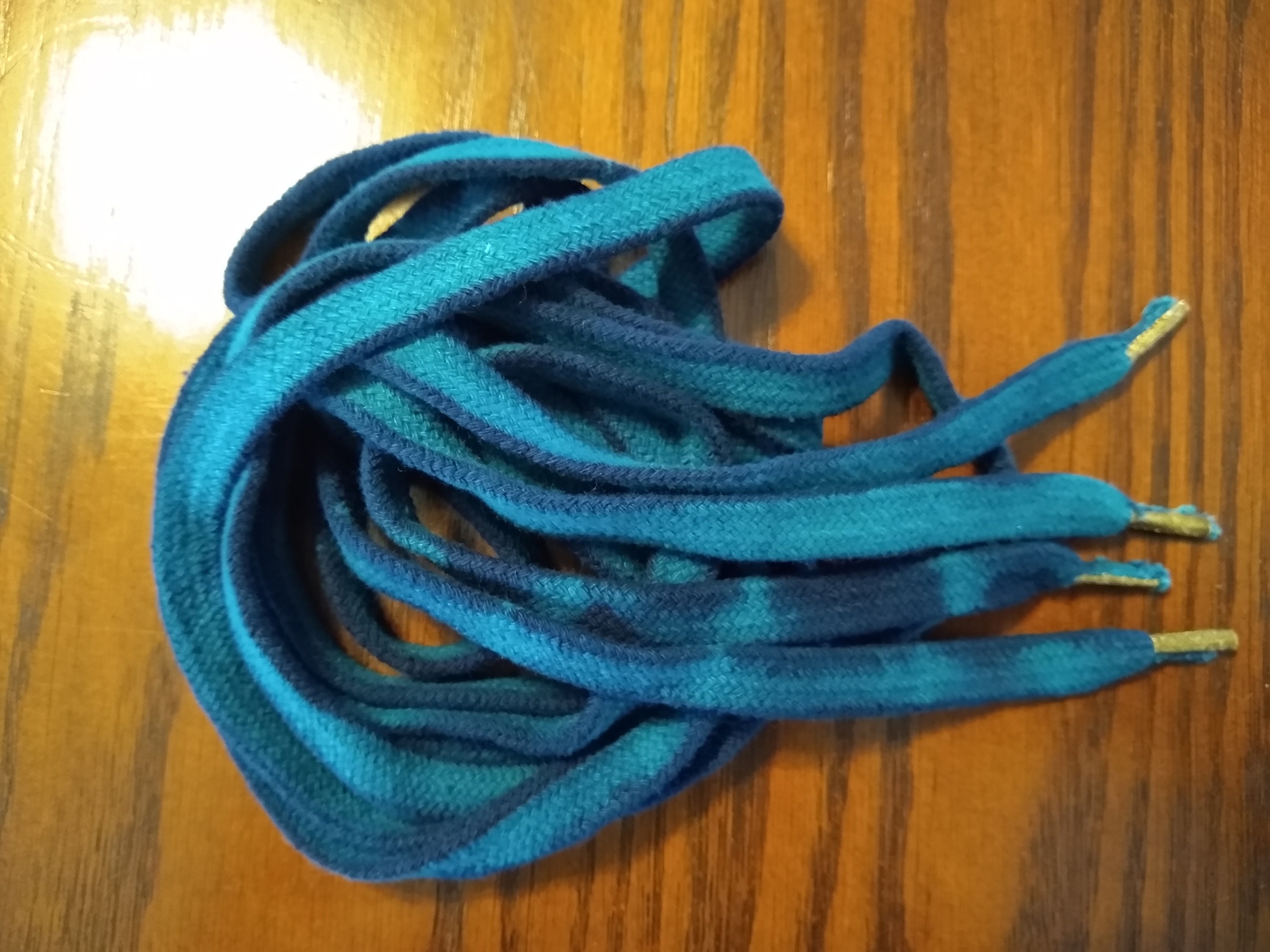 turquoise boot laces