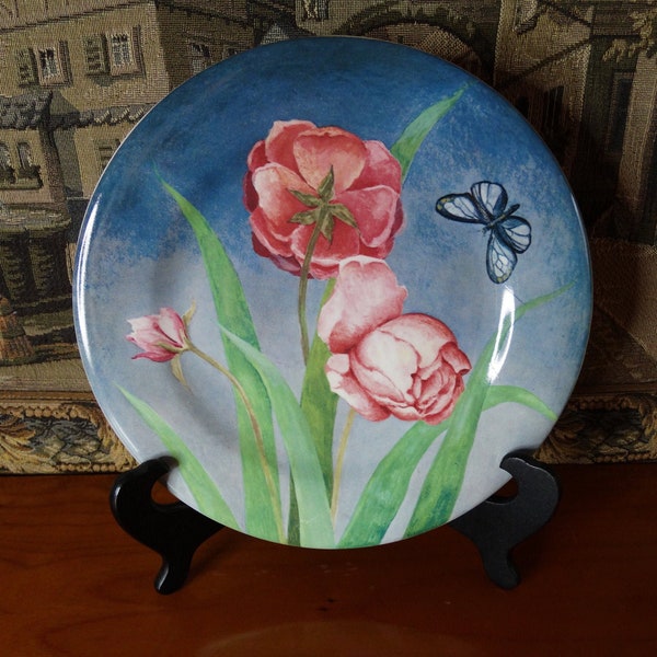 Gien Majolika Plate Old Ceramic Wall Plate Collection France