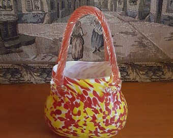 Murano Glas Vase Tasche Home Dekor Mundgeblasene Vase Glasvase