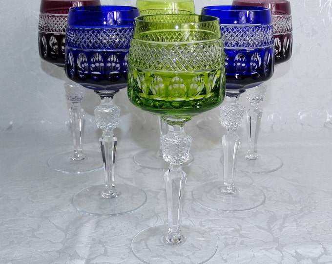 Nachtmann EMPIRE Wine Glasses Set 6 Pieces Lead Crystal Wine Glass