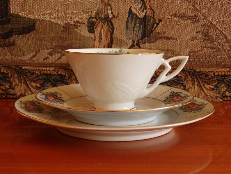 Bareuther Teacup Tea Cover Gold Porcelain Vintage Coffee Cup Etsy