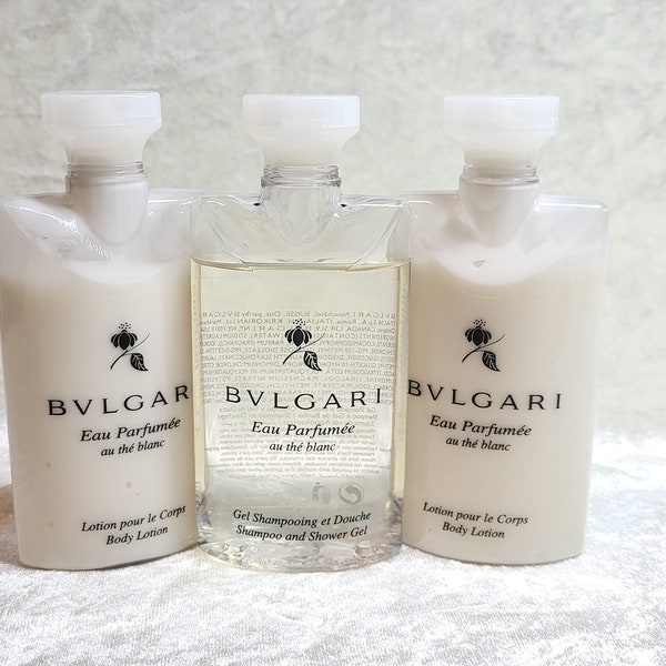 Bvlgari Eau Parfumee Set Body Lotion & Shampoo and Shower Gel