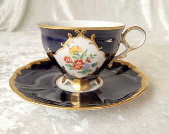 Fine China Light Teacup Tea Place Setting Gold Porcelain Vintage Coffee Cup old porcelain Tea Cup