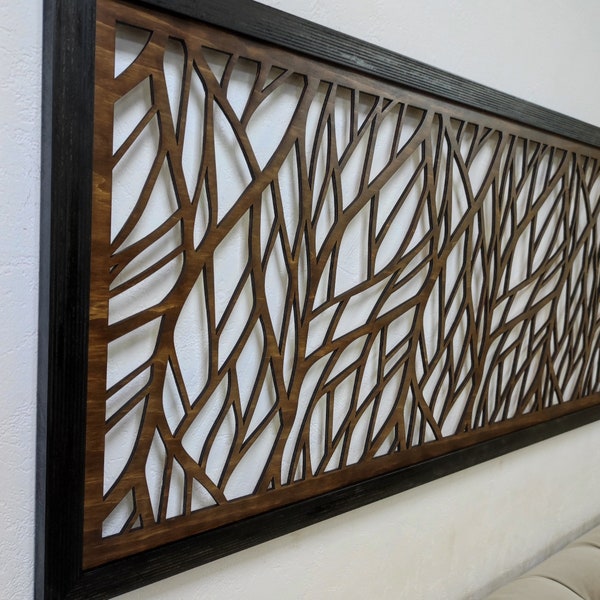 Wall Decor Tree, Wooden Headboard, Minimalist Wall Art, Wooden Wall Hanging, Living Room and Bedroom Decor